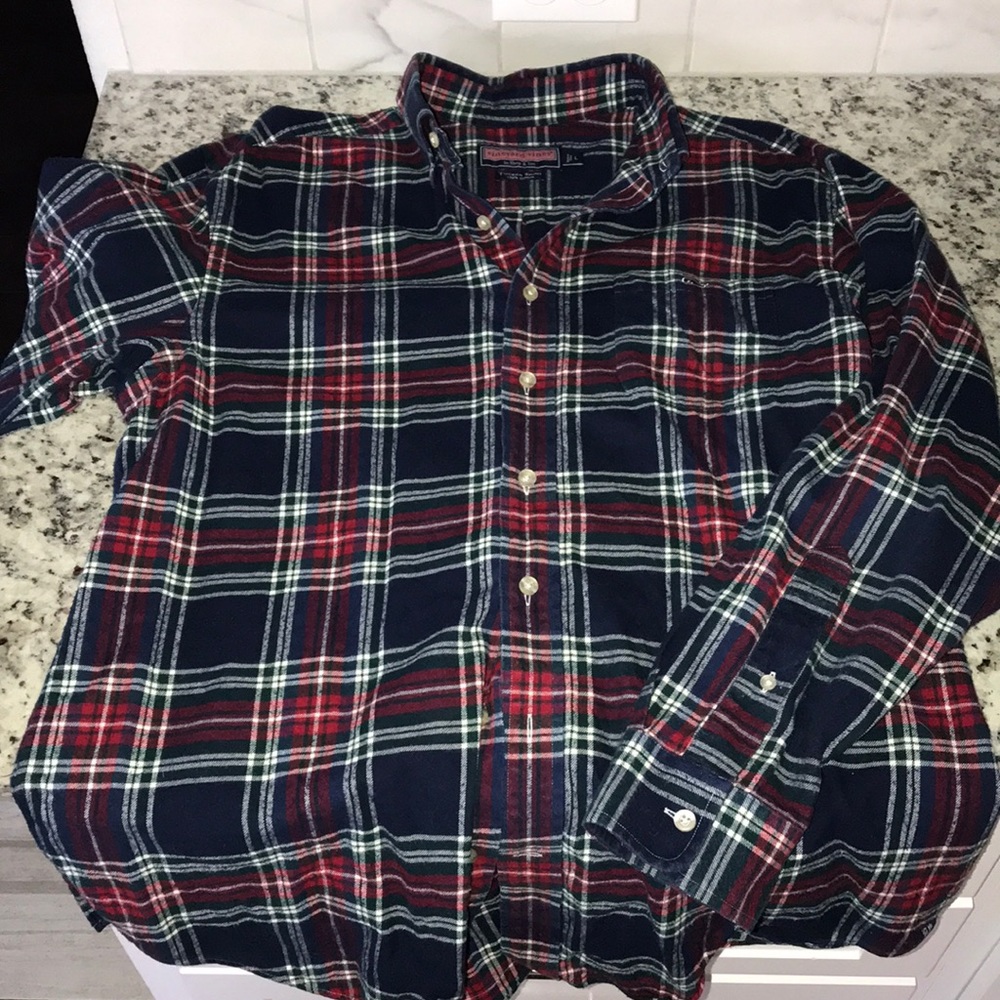 Vineyard Vines Tucker Flannel Size L